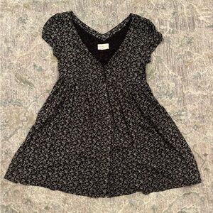 Ralph Lauren black floral dress